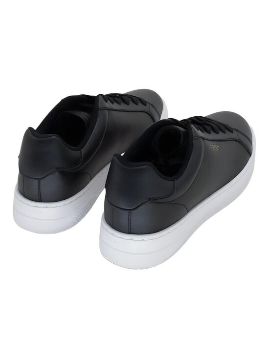 Coach Men\'s High Line Sneaker Leather Graphite Black Size 8M main image 4